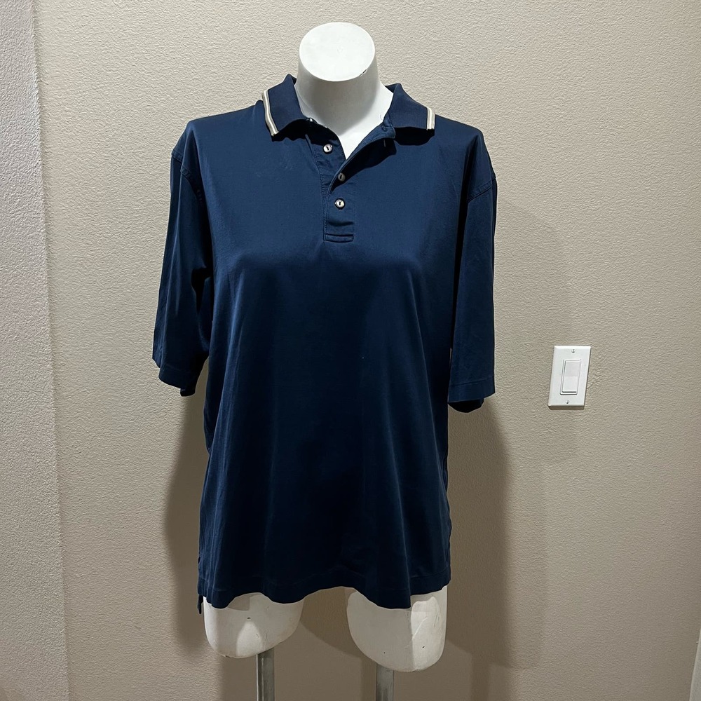 Nike golf mens blue polo short sleeve